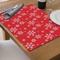 thumbnail image 2 of Cotton Placemat (Snowflakes) - Set of 12, 2 of 4