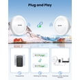 thumbnail image 3 of Puente inalámbrico ULNA CPE609P 1000 Mbps WiFi punto a punto, 3 of 9