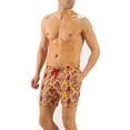 thumbnail image 5 of Solid Colored & Printed Quick Dry Summer Swim Trunks for Men, Swimwear, Bathing Suits, Swim Shorts with Various Colors & Designs, Flowers, Medium, 5 of 10