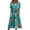 Mint Green-floral print, variant on YanHoo Women's Beach Sundress Sleeveless Buttons V Neck Tank Dress Loose Casual Midi Dress with Pockets
