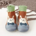thumbnail image 2 of Fozruso Warm Winter Baby Shoes Cartoon Deer Shape Christmas Baby Shoes Baby Soft Sole Shoes Sizes 9.5 Little Kid(Orange), 2 of 4