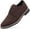 Brown, variant on Men's Suede Dress Shoes Casual Lace Up Oxfords Shoes