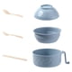 thumbnail image 1 of Yuarrent Cuenco de ramen para microondas fácil de limpiar, cuenco de ramen para microondas hecho de fibra de bambú con colador, olla para Cocina y Comedor azul, 1 of 6