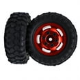 thumbnail image 2 of bedienty RCGOFOLLOW Plastic Wear-resistant Wheel Rims Tyre Wear-resistant Rc Wheel Rims Tyre For 1/24 Rc Wheel Rims Tyre SCX24 Red, 2 of 6