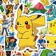 thumbnail image 3 of Pegatinas de dibujos animados de Pokémon para niños, pegatinas de Anime japonés, impermeables, para bicicleta, refrigerador, motocicleta, equipaje, Pikachu, 50/100 Uds., 3 of 5