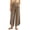 Khaki-03, variant on Perfectbot Women's Elastic Waist Button Fly Pants, Curved Hem, Loose Fit Casual Daily Trousers