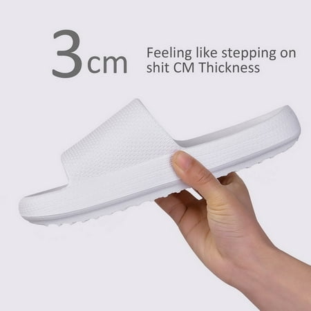 

PIKADINGNIS Home Slippers Anti-Slip Flip Flops Woman s Sandals Women Fashion Soft Sole Eva Indoor Slides Thick Platform Cloud Simple Slipper