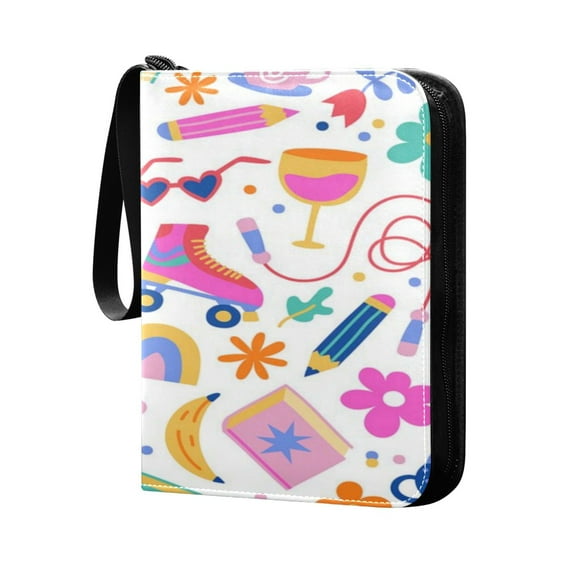 4 Pocket Card Binder with 50-page sleeve can hold 400 game cards Custom Art