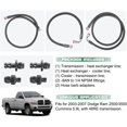 thumbnail image 5 of 48RE Transmission Cooler Hoses Lines Kit For 2003-2007 Dodge Ram 2500 3500, 5 of 9