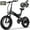 Blue, variant on Elifine 500W Mountain E Bike Mens 20"x4" Foldable Electric Bike Fat Tire, 5 Riding Modes, Max 19.8Mph Electric Cruiser Bicycle, 48V 10.4Ah Removable Battery UL2849
