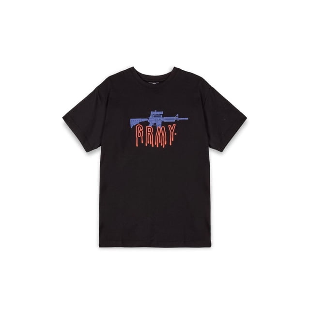 Playera Grimey Back At You Regular Hombre Negro M