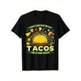 thumbnail image 1 of Men's Funny Mexican Food Graphic T-Shirt - Soft Breathable Cotton Shirt for Thanksgiving - Machine Washable Crew Neck Casual Top, 1 of 6