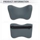 thumbnail image 4 of Almohada para reposacabezas de automóvil Unique Bargains Almohada de soporte para cuello ergonómica y cómoda Poliéster, Espuma de Memoria Ancho ajustable Gris Profundo 1 Pcs para conducción y viajes, 4 of 7