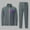 Gray, variant on Wavsuf Men's Sweatsuits Set 2 piece Jogger Set for Men Motion Shirt Lightweight Sweatshirt and Sweatpants Blue Size S