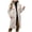 Beige, variant on Quealent Womens Long Wool Coats Fall Winter Double Breasted Trench Coat Peacoat Khaki for Size XXL