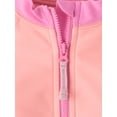 thumbnail image 2 of The Children's Place Baby & Toddler Girls Half Zip One-Piece Rashguard Swimsuit, Sizes 6M-5T, 2 of 3