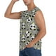 thumbnail image 3 of Fotbe Panda With Crown And Stars Men's Camiseta sin Mangas Estampada para Hombres, Playera Casual para Gimnasio, Entrenamiento, Playa-Medium, 3 of 7