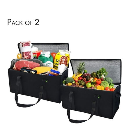 Prime Line Insulated Cooler Extra Large Bag for Food Delivery, Weekly Groceries and Family Picnic