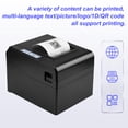 thumbnail image 4 of 80mm Thermal Receipt Printer POS-8330 with Auto Cutter & Large Paper, 300mm/s High-Speed Printing, USB+LAN Connectivity, 100-240V US Plug, Compatible with Windows/Linux/Android/iOS, Includes 5, 4 of 6