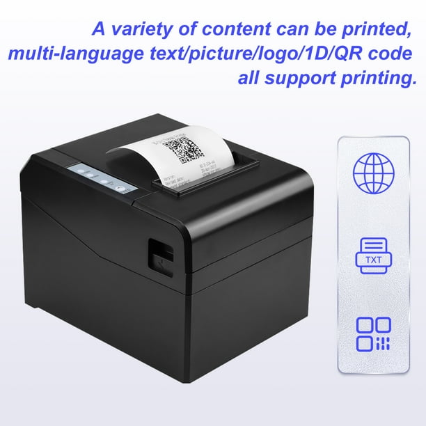Bisofice Thermal Receipt Printer 80mm Desktop Direct Thermal Printing