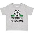 thumbnail image 3 of Inktastic Soccer My Daddy is the Coach Boys or Girls Baby T-Shirt, 3 of 5