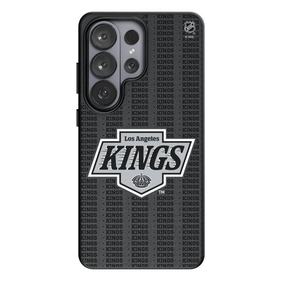 Keyscaper Los Angeles Kings Text Backdrop Galaxy Magnetic Bump Case