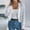 01 White, variant on Fewfanhot Lightweight Cardigans for Women Long Sleeve Open Front Knitted Crop Cardigan Drop Shoulder Knit Bolero Shrug Sweater