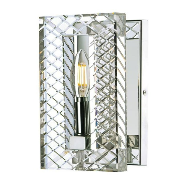 Maxim 38011BCPN Applique Murale Suave One Light 9 x 5.5 Po, Nickel Poli