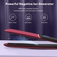 thumbnail image 2 of CNV   Flat Iron Hair Straightener and Curler 2 in 1 Plancha de Cabello 10s Fast Heat Up Flat Iron with Clear LCD Display Professional Ceramic Coating for Shinier & Smoother Hair,Hair Styling Tool, 2 of 6