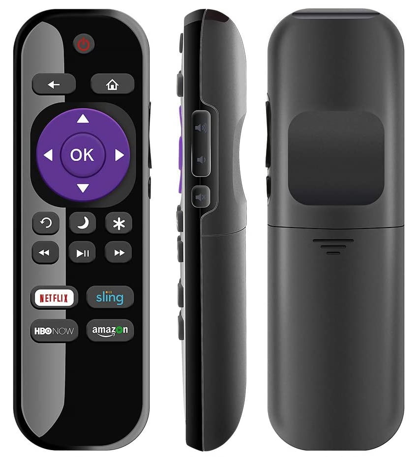 Replaced Sharp Roku TV Remote Control with Netflix Sling HBONow Amazon