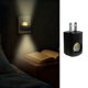 thumbnail image 2 of Luz nocturna LED para enchufe de pared Mini luz nocturna LED enchufable en la pared Automática Luz blanca suave 3000k Iluminación ajustable 360° para dormitorio, baño, escaleras y pasillo, 2 of 5