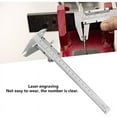 thumbnail image 3 of Calibrador Vernier multifuncional, calibre de acero al carbono para medición precisa de profundidad y diámetro de cilindro, calibrador Vernier de deslizamiento suave con superficie pulida, 3 of 5