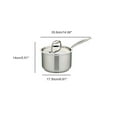 thumbnail image 3 of Meyer Accolade Casserole en Acier Inoxydable 1,5 L avec Couvercle, Fabriquée au Canada, 3 of 8