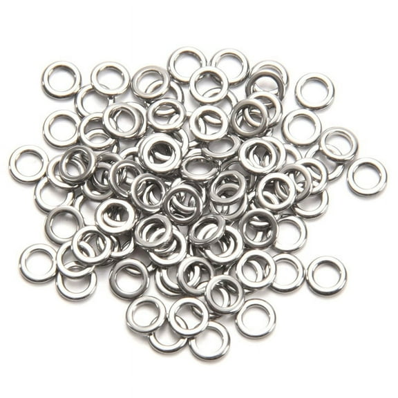1 * fishing O Ring (100Pcs)-Black