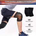 thumbnail image 3 of Rodillera de compresión, alivio de la artritis y el dolor articular, rodillera elástica antideslizante para atletas deportivos para hombres y mujeres, correr, deportes, 3 of 5