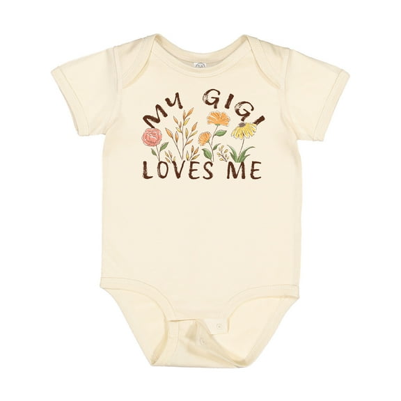 Inktastic My Gigi Loves Me Boys or Girls Baby Bodysuit