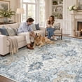 thumbnail image 5 of KUETH 9x12 Area Rugs for Living Room, Non Slip Machine Washable Low-Pile Rugs, Strain resistant and Ultra-thin Print Rug for Bedroom, Dining Room, Home Office., 5 of 10