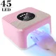 thumbnail image 4 of Secador de uñas profesional sunL5 de 260 W, 45 eds, lámpara UV para curar todo tipo de esmaltes de uñas en gel, manicura y pedicura con detección de movimiento, 4 of 4