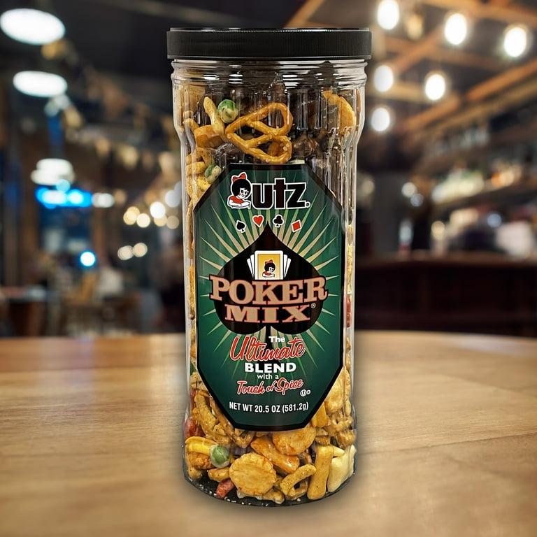 Utz Poker Mix, 20.5 oz Barrel - Walmart.com