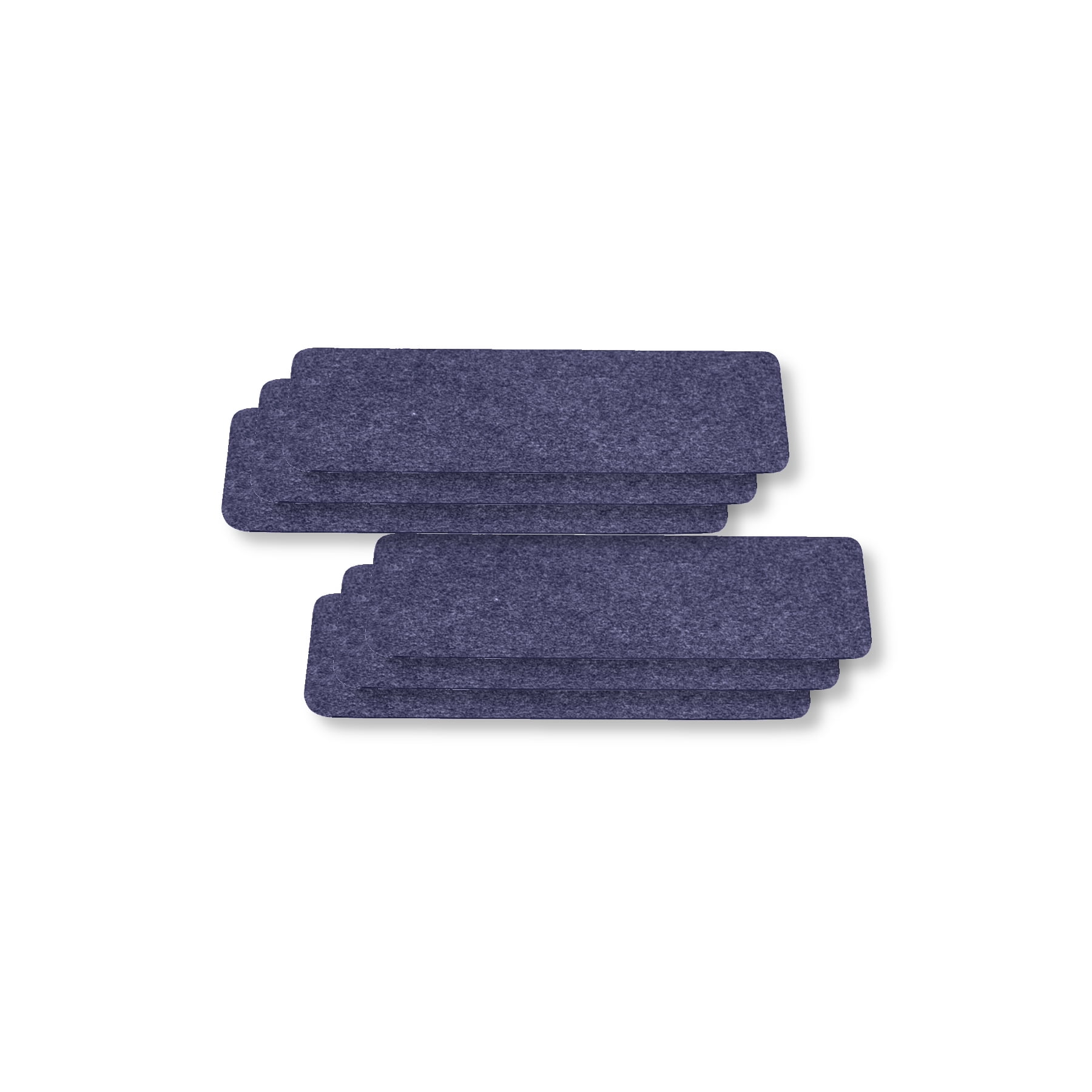 G-Floor Drip & Dry 12" x 20" Absorbent Pet Placemat, Blue (6 Pack)
