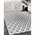 thumbnail image 3 of Ahgly Company Machine Washable Indoor Square Transitional White Smoke Area Rugs, 6' Square, 3 of 7