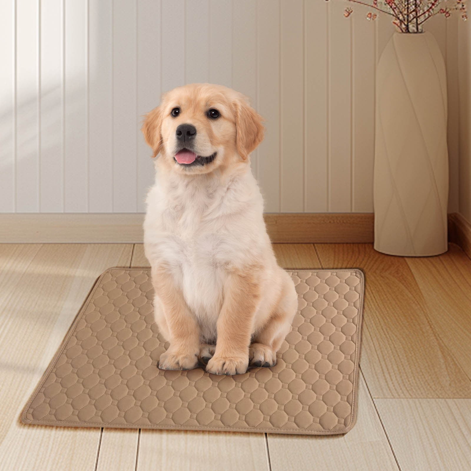 3 Pcs Thickened Pet Urine Pad for Deodorization Waterproof and Instant Water Absorption Washable Easy To Dry Reusable Pet Training Pee Pad for Floor, Sofa, Whelping, Training, Playpen Crate