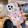 thumbnail image 1 of Sanrios Hello Kitty Phone Case For iPhone 15 14 13 12 11 Mini Pro Max X XR XSMax 6S 6 7 8 Plus SE20 Transparent Cover, 1 of 1