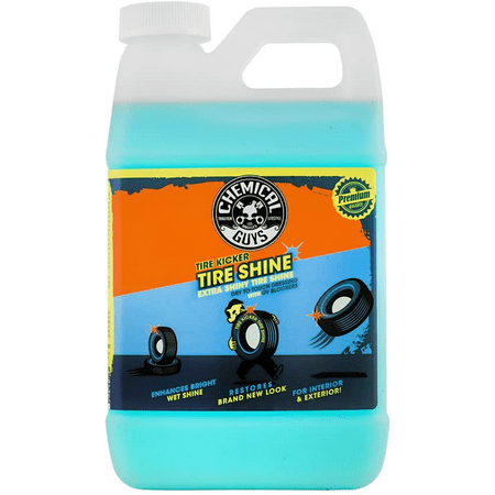 Chemical Guys TVD11364, Tire Kicker Extra Glossy Premium Sprayable Tire Shine Dressing for Vinyl, Rubber and Plastic, 64 Oz