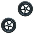 thumbnail image 3 of yotijay 1 Pair Balance Bike Replacement Wheels Lightweight Black Non Inflatable Training Pentagram Wheel Hub, 3 of 8