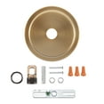 thumbnail image 3 of Aspen Creative 21508-41, Transitional Fixture Canopy Kit, 5-1/2" Diameter, Warm Brass, 1 Pack, 3 of 6