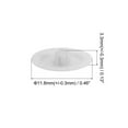 thumbnail image 2 of Screw Cap Covers, 120 Pack 11.8x3.3mm Plastic Screw Decoration Cover, Light Gray, 2 of 5