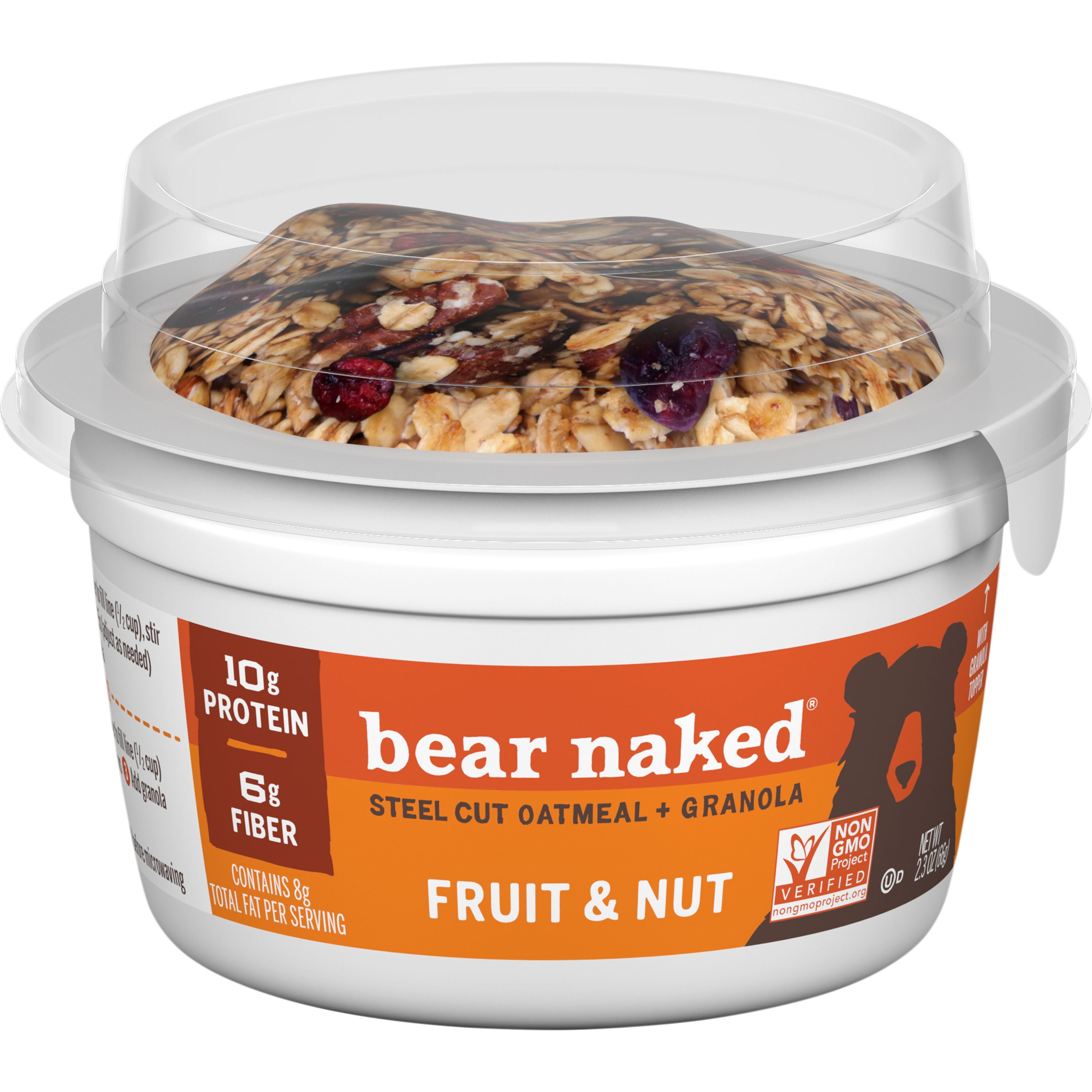 Bear Naked Granola And Steel Cut Oatmeal Fruit And Nut Oz Cup