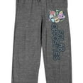 thumbnail image 2 of Solar Opposites Series Logo Men's Charcoal Heather Sleep Pants-Large, 2 of 5