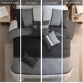 thumbnail image 2 of Madison Park Queen Size 7 Piece Faux Suede Comforter Set Black,Bed in a Bag,All Season Bed Set,Cozy and Lightweight, 2 of 14